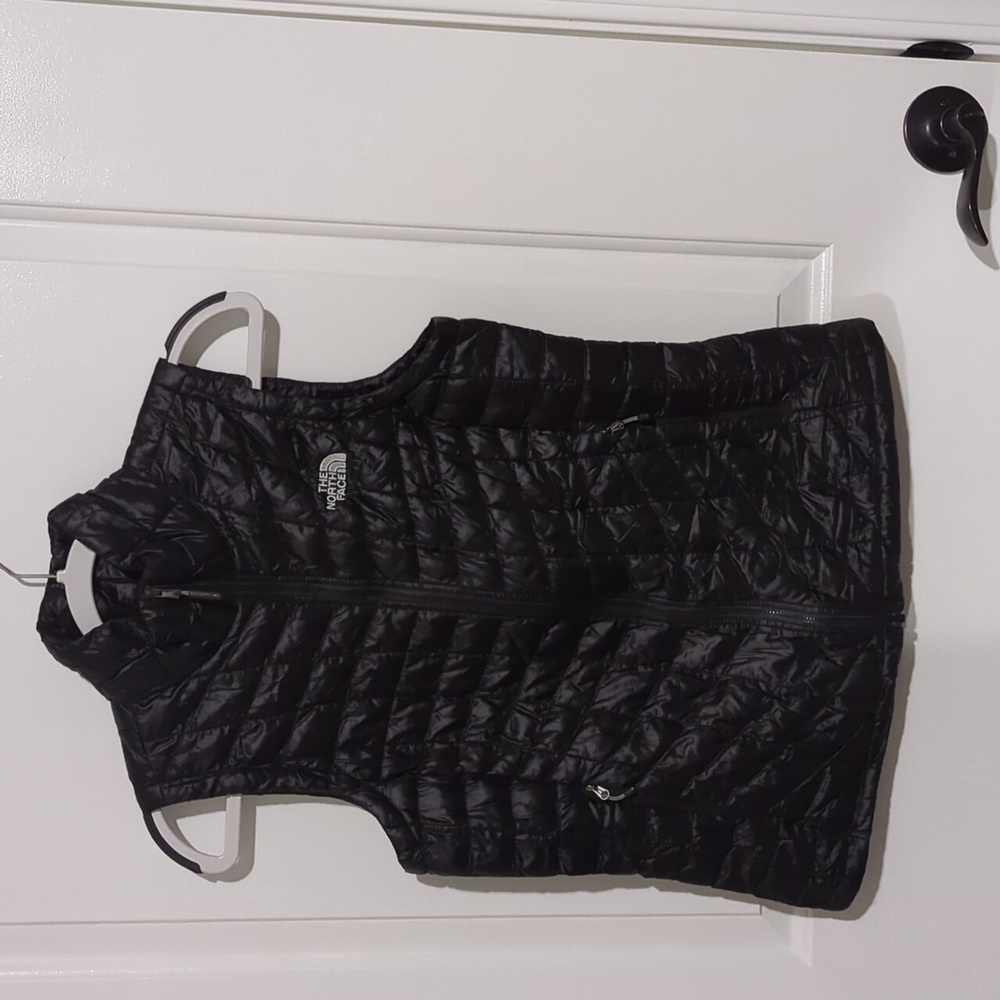 The North Face Quilted Puffer Vest Black Sz S $30